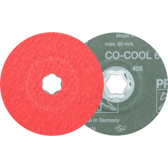 Fiberscheibe COMBICLICK CO-COOL D.115mm K.60 INOX/Alu.Keramikkorn-Beschreibung lesen