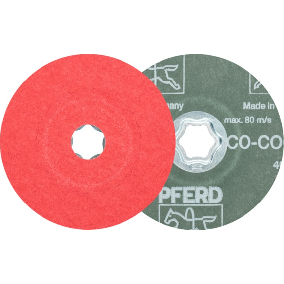 Fiberscheibe COMBICLICK CO-COOL D.115mm K.80 INOX/Alu.Keramikkorn Fiberscheibe COMBICLICK CO-COOL D.115mm K.80 INOX/Alu.Keramikkorn-Beschreibung lesen
