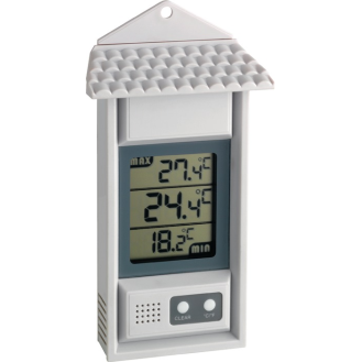 Thermometer Messber.-20 b.70GradC H150xB80xT29mm Ku.-Beschreibung lesen