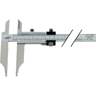 Werkstattmessschieber DIN862 300mm mit Spitzen-Beschreibung lesen