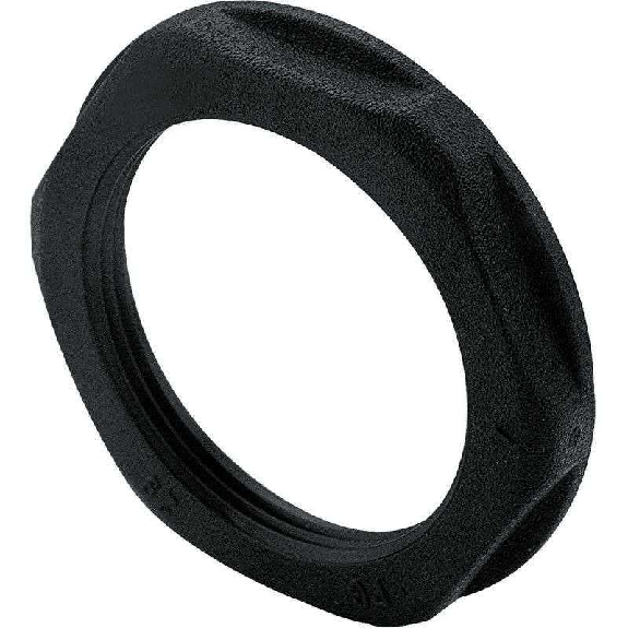 Ghiera in Poliammide Nera PG13,5  P67013-Leggi tutto