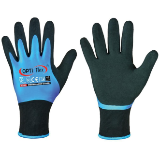Handschuhe Winter Aqua Guard Gr.9 schwarz/blau EN 388,EN 511 PSA II-Beschreibung lesen