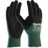 Schnittschutzhandschuhe MaxiCutOil 44-305 Gr.8 grün/schwarz EN 388 PSA II