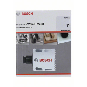 Lochsäge D.140mm Schnitt-T.40mm HSS-Co 8 Schaftausf.Power Change Plus BIM-Beschreibung lesen