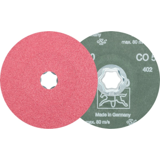 Fiberscheibe COMBICLICK CO D.125mm K.50 Stahl,Guss,Alu.Keramikkorn-Beschreibung lesen
