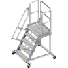 Pltformtreppe Stufenbreite 800mm senkr.H.max.1200mm A.1500mm 60Grad