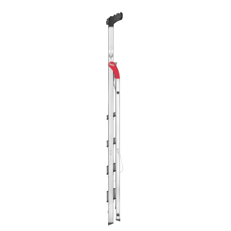 Stufenstehleiter L60 Standardline 5 Stufen Alu.Gesamt-H.1840mm-Beschreibung lesen