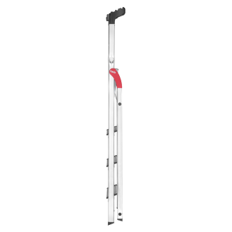Stufenstehleiter L60 Standardline 4 Stufen Alu.Gesamt-H.1610mm-Beschreibung lesen