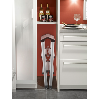Klapptritt Stufen 3 Pltform-H.600mm Alu.m.Anti-Rutsch-Riffelung-Beschreibung lesen