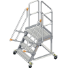Pltformtreppe Stufenbreite 800mm senkr.H.max.960mm A.1430mm 60Grad
