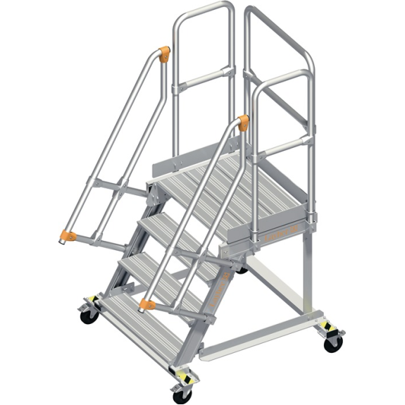 Pltformtreppe Stufenbreite 800mm senkr.H.max.960mm A.1430mm 60Grad-Beschreibung lesen
