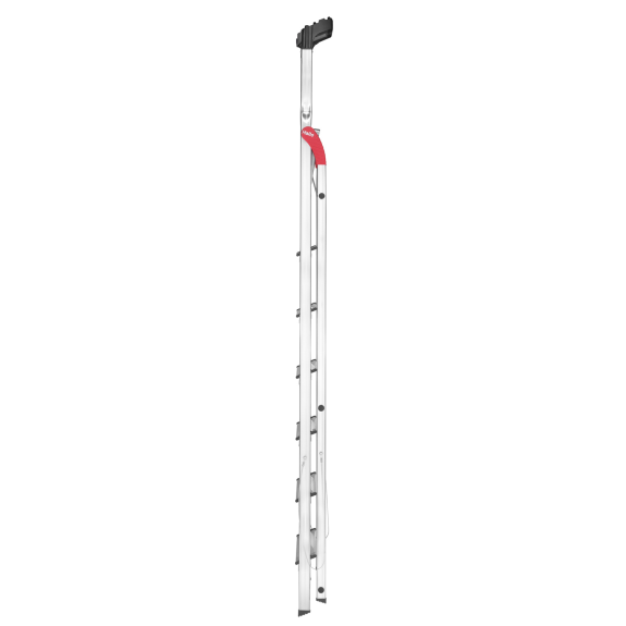 Stufenstehleiter L60 Standardline 7 Stufen Alu.Gesamt-H.2320mm-Beschreibung lesen