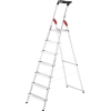 Stufenstehleiter L60 Standardline 7 Stufen Alu.Gesamt-H.2320mm