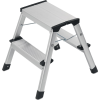 Klapptritt Stufen 2 Pltform-H.400mm Alu.m.Anti-Rutsch-Riffelung Klapptritt Stufen 2 Pltform-H.400mm Alu.m.Anti-Rutsch-Riffelung