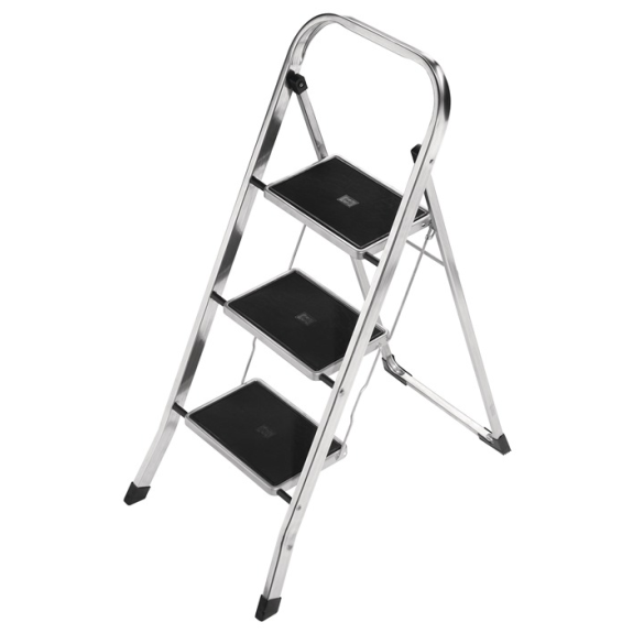 Klapptritt Stufen 3 Pltform-H.700mm Alu.m.Stahl-Stufen Klapptritt Stufen 3 Pltform-H.700mm Alu.m.Stahl-Stufen-Beschreibung lesen