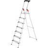 Stufenstehleiter L80 Comfortline 7 Stufen Alu.Gesamt-H.2320mm Trgf.150kg Stufenstehleiter L80 Comfortline 7 Stufen Alu.Gesamt-H.2320mm Trgf.150kg