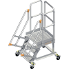 Pltformtreppe Stufenbreite 600mm senkr.H.max.720mm A.1400mm 60Grad