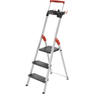 Stufenstehleiter 3 Stufen Alu.Gesamt-H.1430mm-Beschreibung lesen