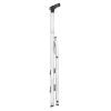 Stufenstehleiter L60 Standardline 3 Stufen Alu.Gesamt-H.1380mm Stufenstehleiter L60 Standardline 3 Stufen Alu.Gesamt-H.1380mm