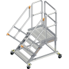 Pltformtreppe Stufenbreite 800mm senkr.H.max.800mm A.1640mm 45Grad