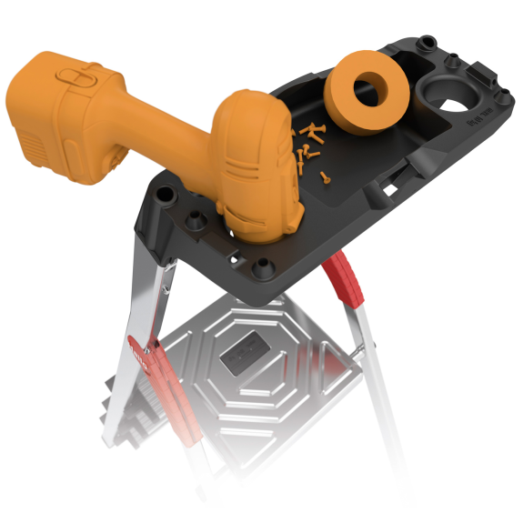 Stufenstehleiter L60 Standardline 8 Stufen Alu.Gesamt-H.2550mm Stufenstehleiter L60 Standardline 8 Stufen Alu.Gesamt-H.2550mm-Beschreibung lesen