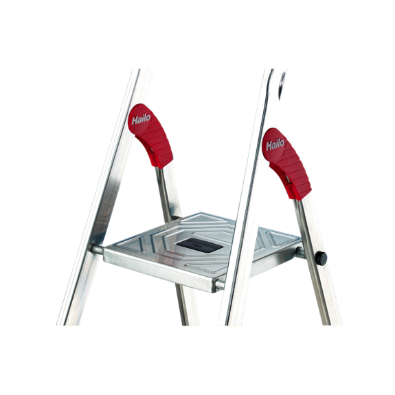Stufenstehleiter L60 Standardline 8 Stufen Alu.Gesamt-H.2550mm Stufenstehleiter L60 Standardline 8 Stufen Alu.Gesamt-H.2550mm-Beschreibung lesen