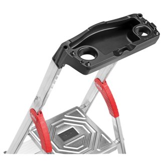Stufenstehleiter L60 Standardline 6 Stufen Alu.Gesamt-H.2080mm-Beschreibung lesen