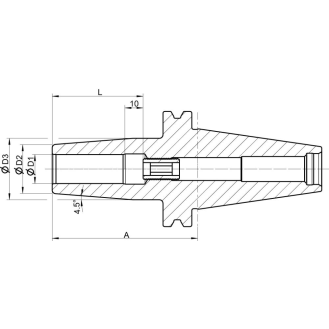 Schrumpffutter DIN69871ADSchaft SK40 16x80mm  GT-Beschreibung lesen