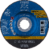 Schruppscheibe PSF STEEL D115xS7,2mm gekr.STA Bohr.22,2m Schruppscheibe PSF STEEL D115xS7,2mm gekr.STA Bohr.22,2m