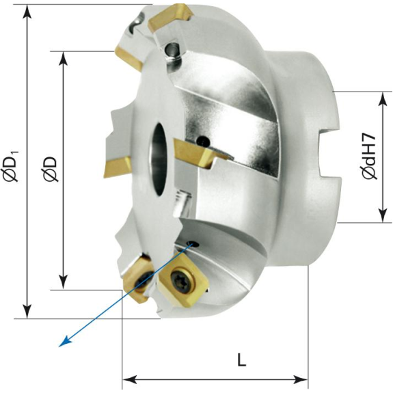 Aufsteck-Planfräser D50mm Z4 für SEET/SEKT 1204.-Beschreibung lesen