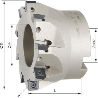 Aufsteck-Eckmesserkopf D40mm Z5 für SOMT 09T3.-Beschreibung lesen