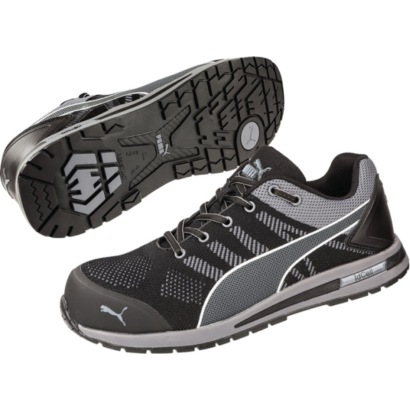 Sicherheitsschuh Eleve Knit BLACK LOW Gr.40 schw./grau S1P ESD HRO SRC EN20345-Beschreibung lesen