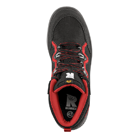 Sicherheitsstiefel TeamStar 5312 Gr.44 schwarz/rot S3 SRC ESD EN20345-Beschreibung lesen