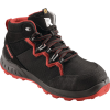 Sicherheitsstiefel TeamStar 5312 Gr.44 schwarz/rot S3 SRC ESD EN20345