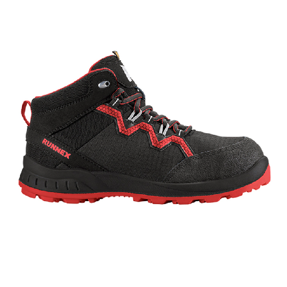 Sicherheitsstiefel TeamStar 5312 Gr.44 schwarz/rot S3 SRC ESD EN20345-Beschreibung lesen
