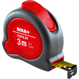 Taschenbandmaß Popular 3mx13mm gelb Sola-Beschreibung lesen