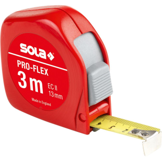 Taschenbandmaß Pro-Flex 3mx13mm gelb Sola-Beschreibung lesen