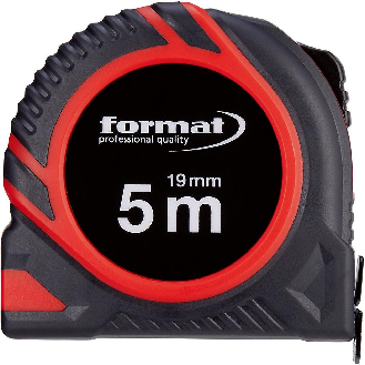 Taschenbandmaß 8mx25mm weiß-Beschreibung lesen