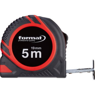 Taschenbandmaß 8mx25mm weiß-Beschreibung lesen