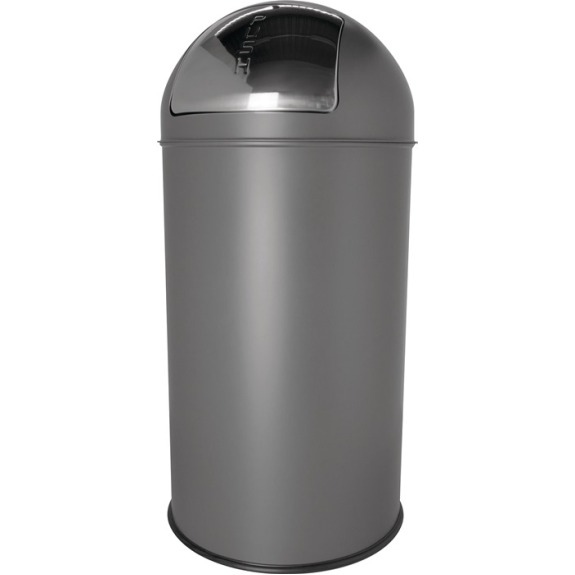 Abfallsammler Ø314xH650mm 30l mittelgrau Abfallsammler Ø314xH650mm 30l mittelgrau-Beschreibung lesen