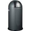 Abfallsammler 50L aus Stahl in Graphit Abfallsammler 50L aus Stahl in Graphit