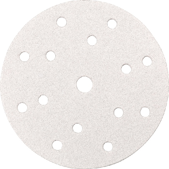 Disque abrasif adhésif TFC 150mm K.100 f.HO/laque nombre de trous 17-Leggi tutto
