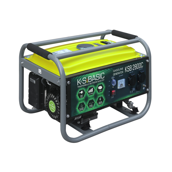 Benzin-Generator KSB 2800C Betriebsspannung, V 230 Höchstleistung, kW 2.8 Benzin-Generator KSB 2800C Betriebsspannung, V 230 Höchstleistung, kW 2.8-Beschreibung lesen