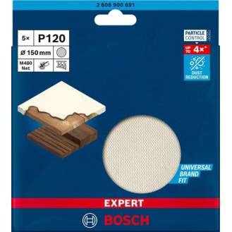 Netzschleifscheibe Expert M480 150mm K.120 Exzenterschleifer 5 St./VE-Beschreibung lesen