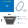 CMW - Correa trapezoidal convencional Z15