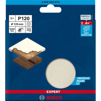 Netzschleifscheibe Expert M480 125mm K.120 Exzenterschleifer 5 St./VE-Beschreibung lesen