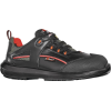Sicherheitsschuh Iroko Gr.39 schwarz/rot Leder/Überkappe S3 SRC ESD EN20345