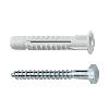 Mehrzweckdübel MZK 10x60 SKS 10x60mm Kragen u.6-KT.-Schr.25St./VE,18VE/Umkarton