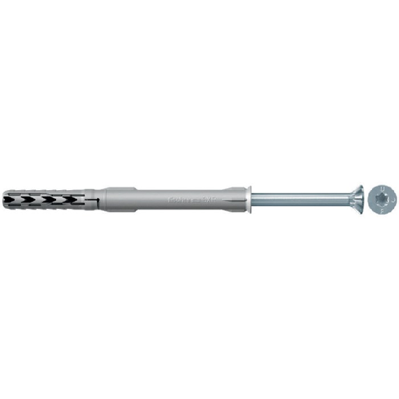 Langschaftdübel SXR Bohrer-D.8mm Dübel-L.80 mm m.Schraube-Beschreibung lesen