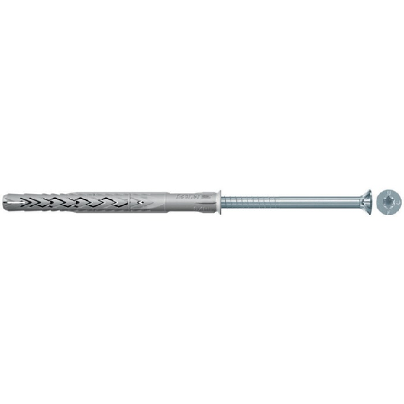 Cheville à tige longue SXRL foret diamètre 10 mm longueur de cheville 120 mm avec vis-Leggi tutto